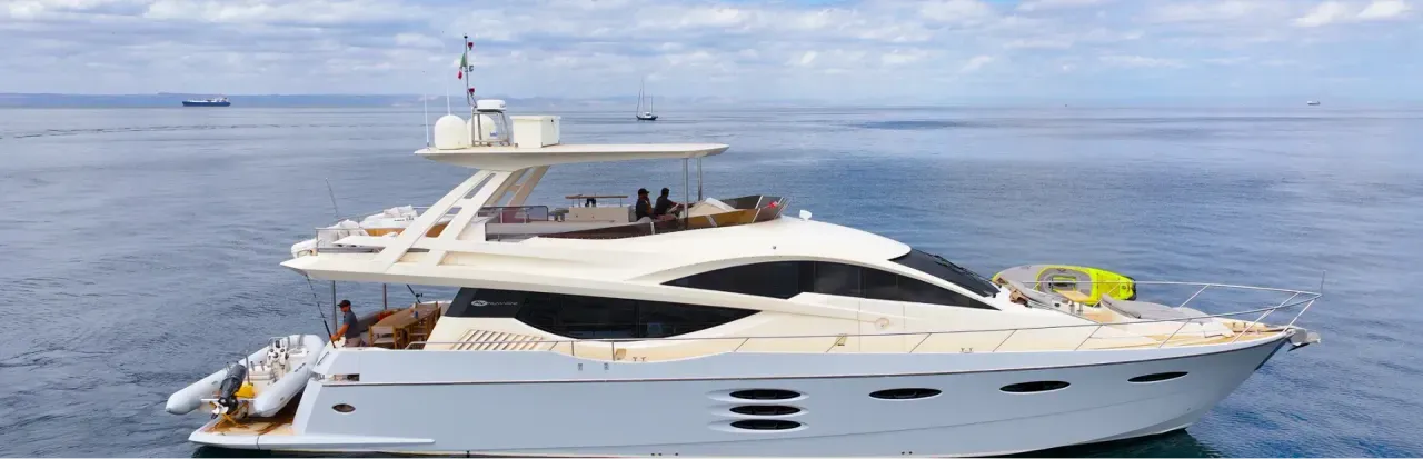 yacht 80 feet sideview